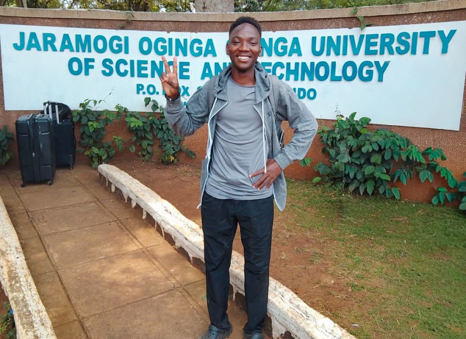 Dan - student outside uni