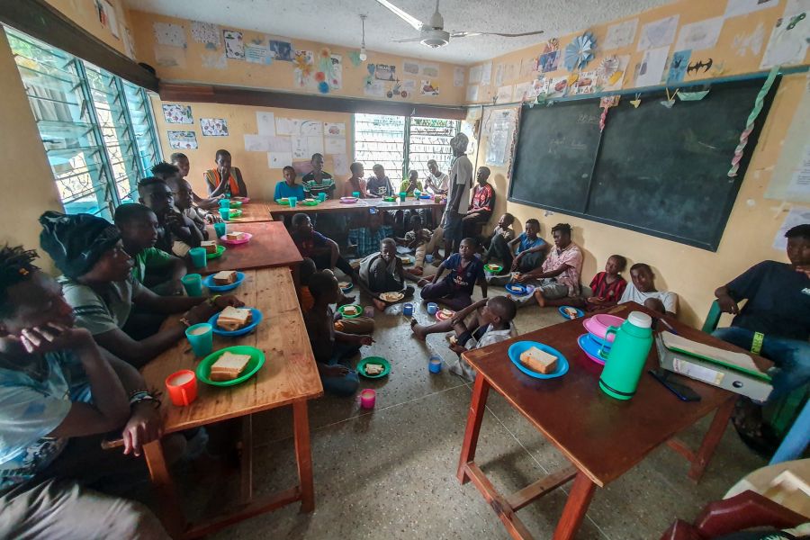 full classroom
